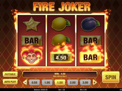 Игровой автомат Fire Joker от Play'n GO